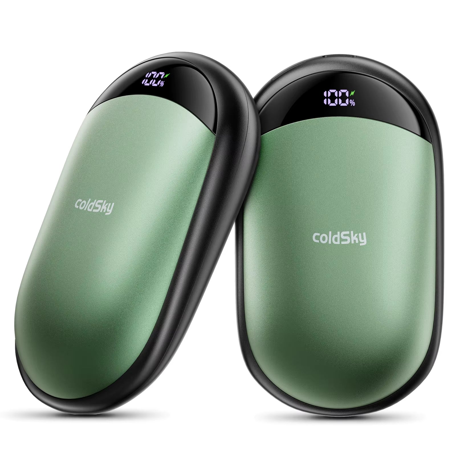 2-In-1 Hand Warmers Rechargeable 2 Pack Magnetic Electric Hand Warmer with Digital Display, Portable Pocket Hand Warmer