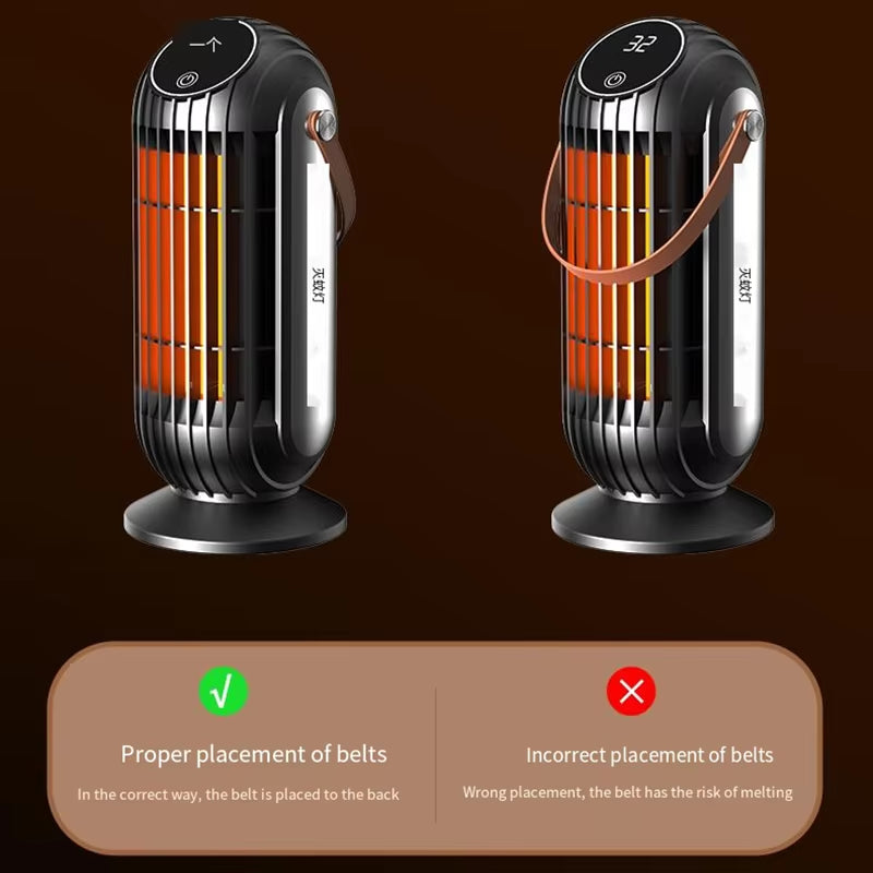 Xiaomi New 2000W Intelligent Desktop Space Heater Powerful PTC Ceramic Fast Heating 4 Heat Settings for Home Office Bedroom Use