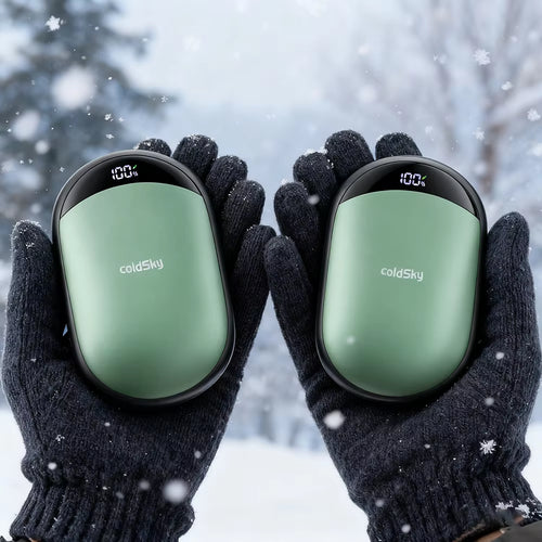 2-In-1 Hand Warmers Rechargeable 2 Pack Magnetic Electric Hand Warmer with Digital Display, Portable Pocket Hand Warmer