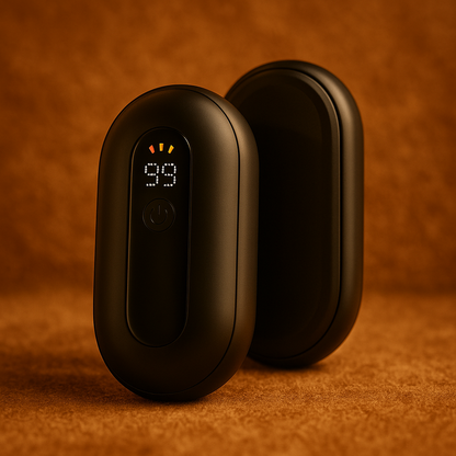 2-in-1 Rechargeable Hand Warmer & Power Bank (8–12hr Battery) – UK Winter Heat Solution