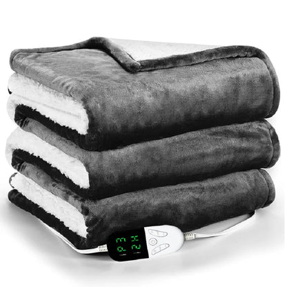 Heating Blanket-Electric Blanket, Soft Heated Throw Blanket 